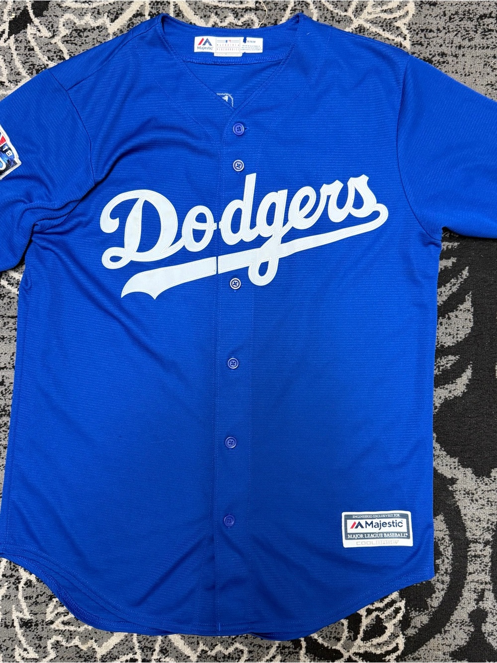 Clayton Kershaw 2018 World Series Los Angeles Dodgers Jersey Size Medium